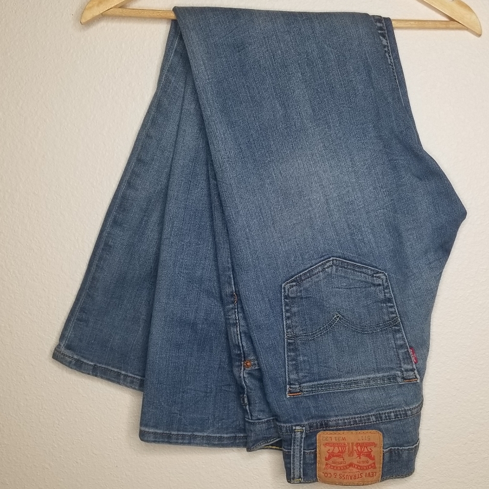 Levis 511 31x30 stretch lighter wash jeans